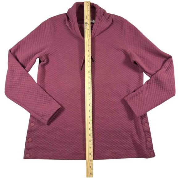 L.L. Bean - Button Slits - Women's Quilted Draw String Sweater - Size: Medium - Picture 4 of 8